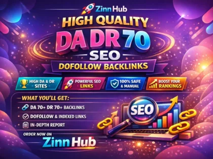 do high quality da DR 70 SEO dofollow backlinks