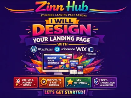 Design Landing Page With Wordpress