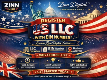 Register US LLC with EIN Number - London Zinn Digital ™ Service
