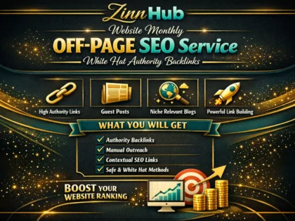 do website monthly off page SEO service via white hat authority backlinks