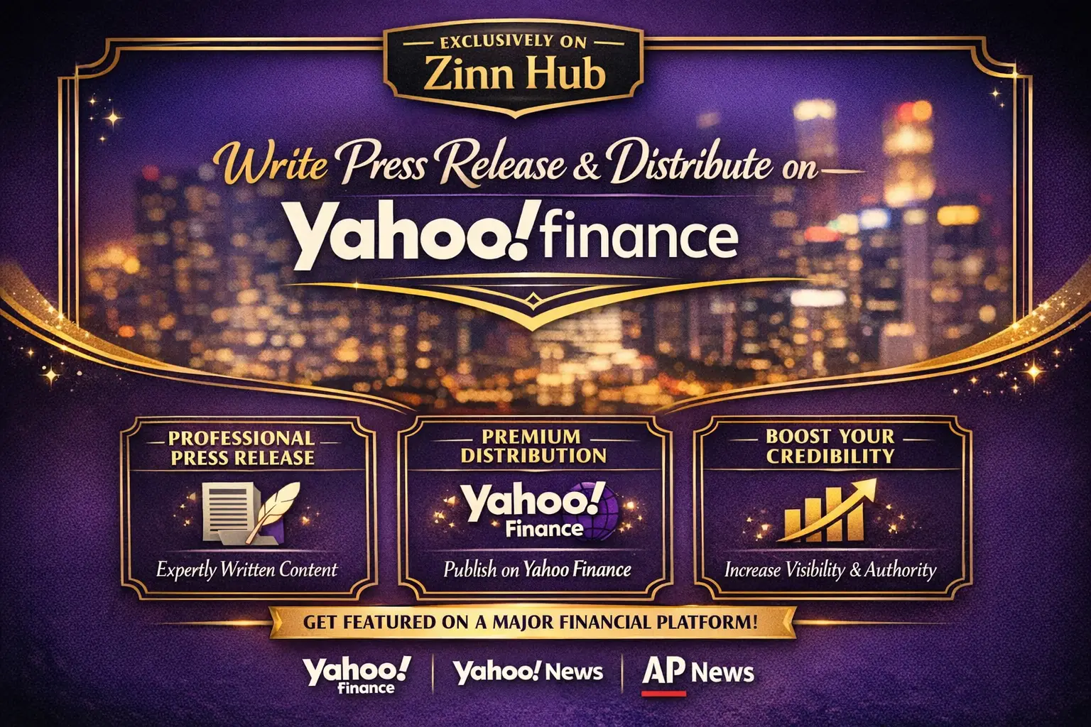 Write Press Release And Distribution On Yahoo Finance 1 Write Press Release And Distribution On Yahoo Finance