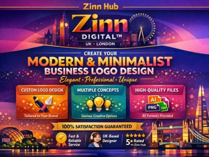 Create your modern and minimalist business logo design