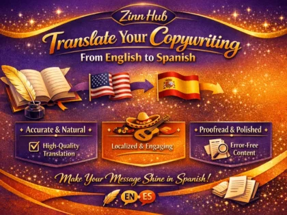 translate your copywriting from english to spanish