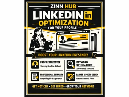 Provide Linkedin Optimization For Your Profile