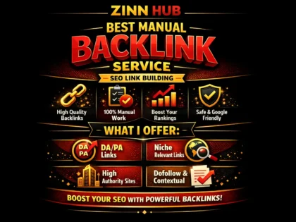 Provide Best Manually Backlink Service For Seo Link Building
