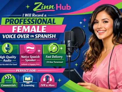 Record A Professional Female Voice Over In Spanish 2 Record A Professional Female Voice Over In Spanish