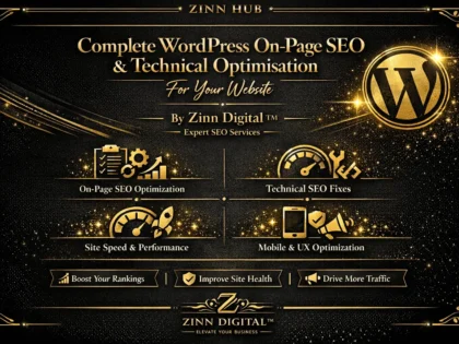 Complete WordPress On-page SEO and Technical Optimisation for Your Website by Zinn Digital™