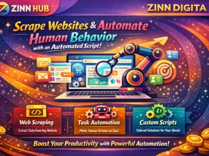 scrape websites and automate human behavior with an automated script