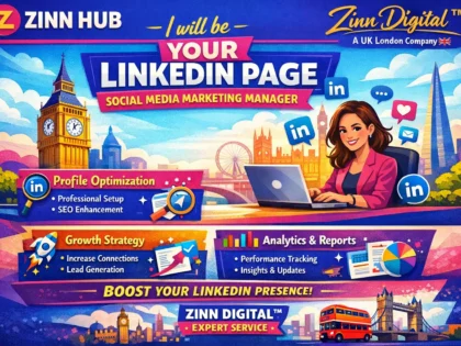 be your linkedin page social media marketing manager