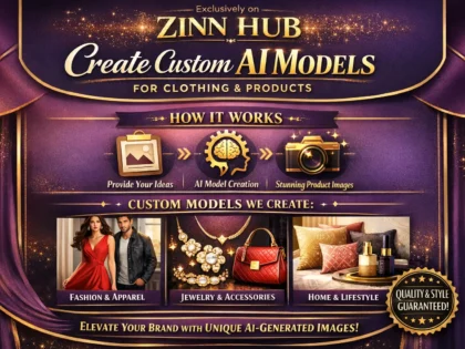 create custom ai models for clothing and other products