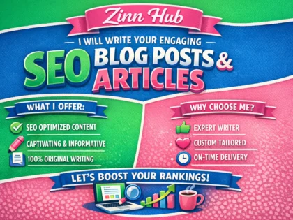 write your engaging SEO blog posts and articles