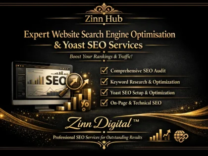 Expert Website Search Engine Optimisation and Yoast SEO Services by Zinn Digital™