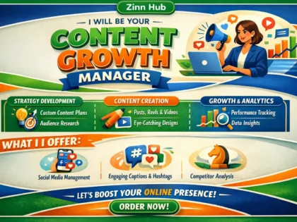 be your content growth manager