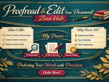 proofread and edit your document