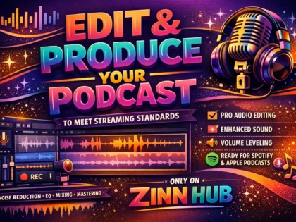 Edit And Produce Your Audio Podcast To Meet Online Streaming Standards