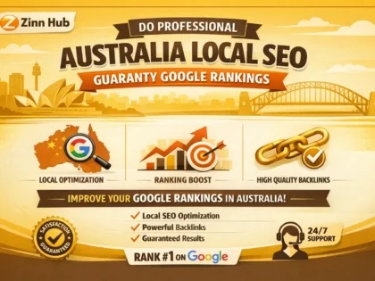 do professional australia local seo guaranty google rankings with top backlinks