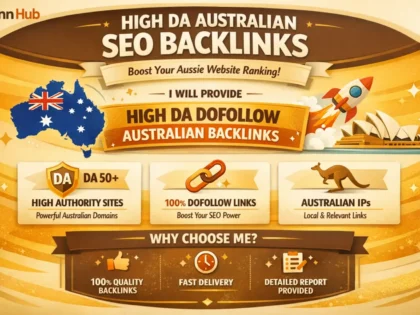 Provide Australian With High Da Dofollow Australia Seo Backlinks