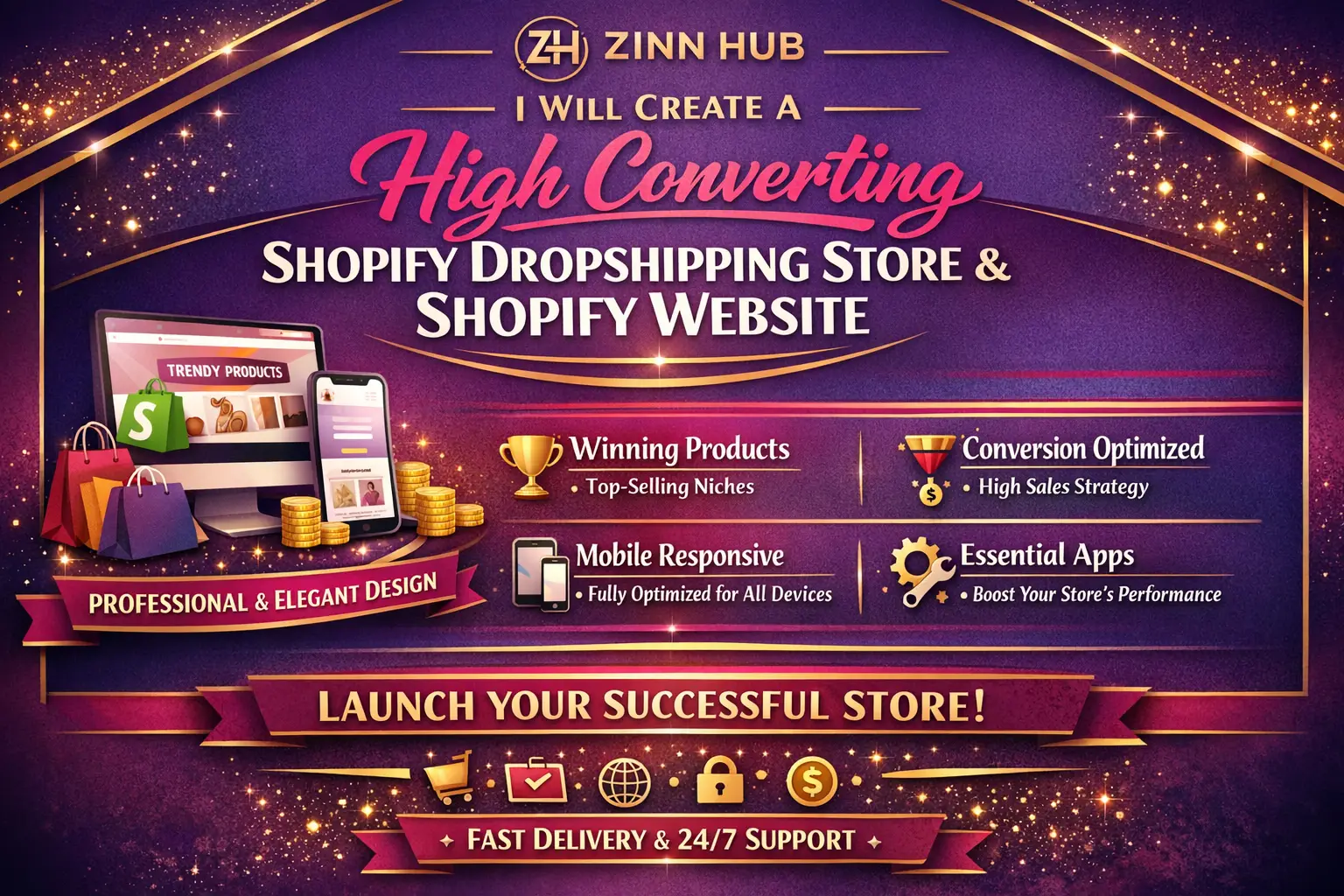 Create High Converting Shopify Dropshipping Store And Shopify Website 1 Create High Converting Shopify Dropshipping Store And Shopify Website