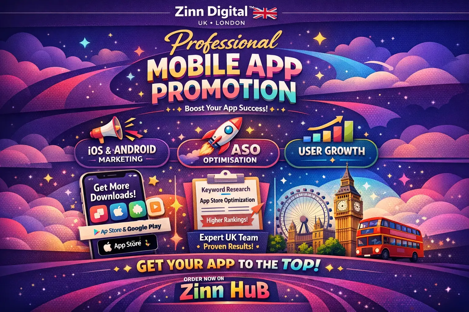 Professional Mobile App Promotion, Ios Android Marketing, Aso Optimisation 1 Professional Mobile App Promotion