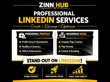 do linkedin services to create