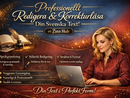 professionally edit and proofread your swedish text