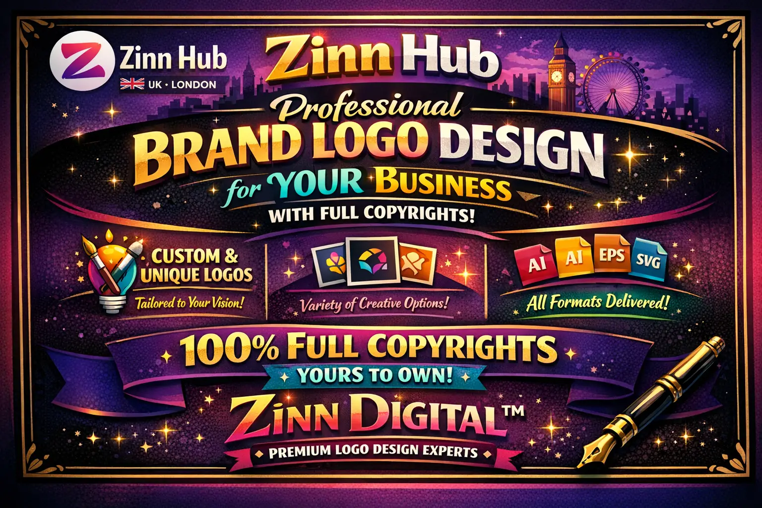 Professional Brand Logo Design For Your Business With Full Copyrights 1 Professional Brand Logo Design For Your Business With Full Copyrights