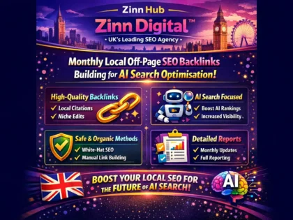 I Will Provide Monthly Local Off-Page Seo Backlinks Building For Ai Search Optimisation