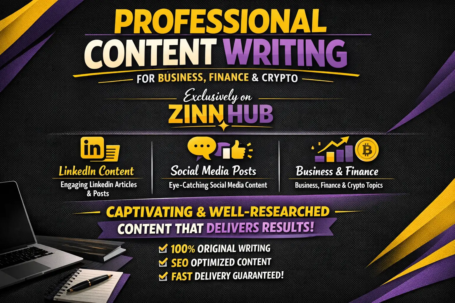 Write Linkedin Content, Social Media Posts, Content On Business, Finance, Crypto 1 Write Linkedin Content