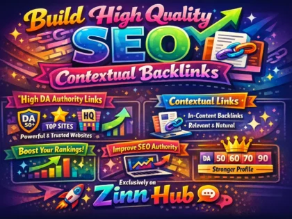 build high quality SEO contextual backlinks with high da authority link building