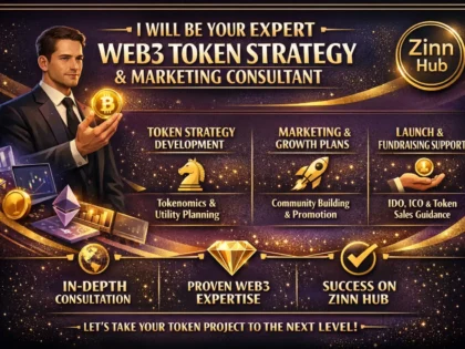 be your expert web3 token strategy and marketing consultant