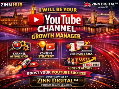 be your youtube channel growth manager
