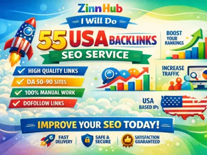 do 55 link building USA backlinks