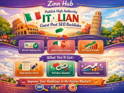 publish high authority italian guest post SEO backlinks