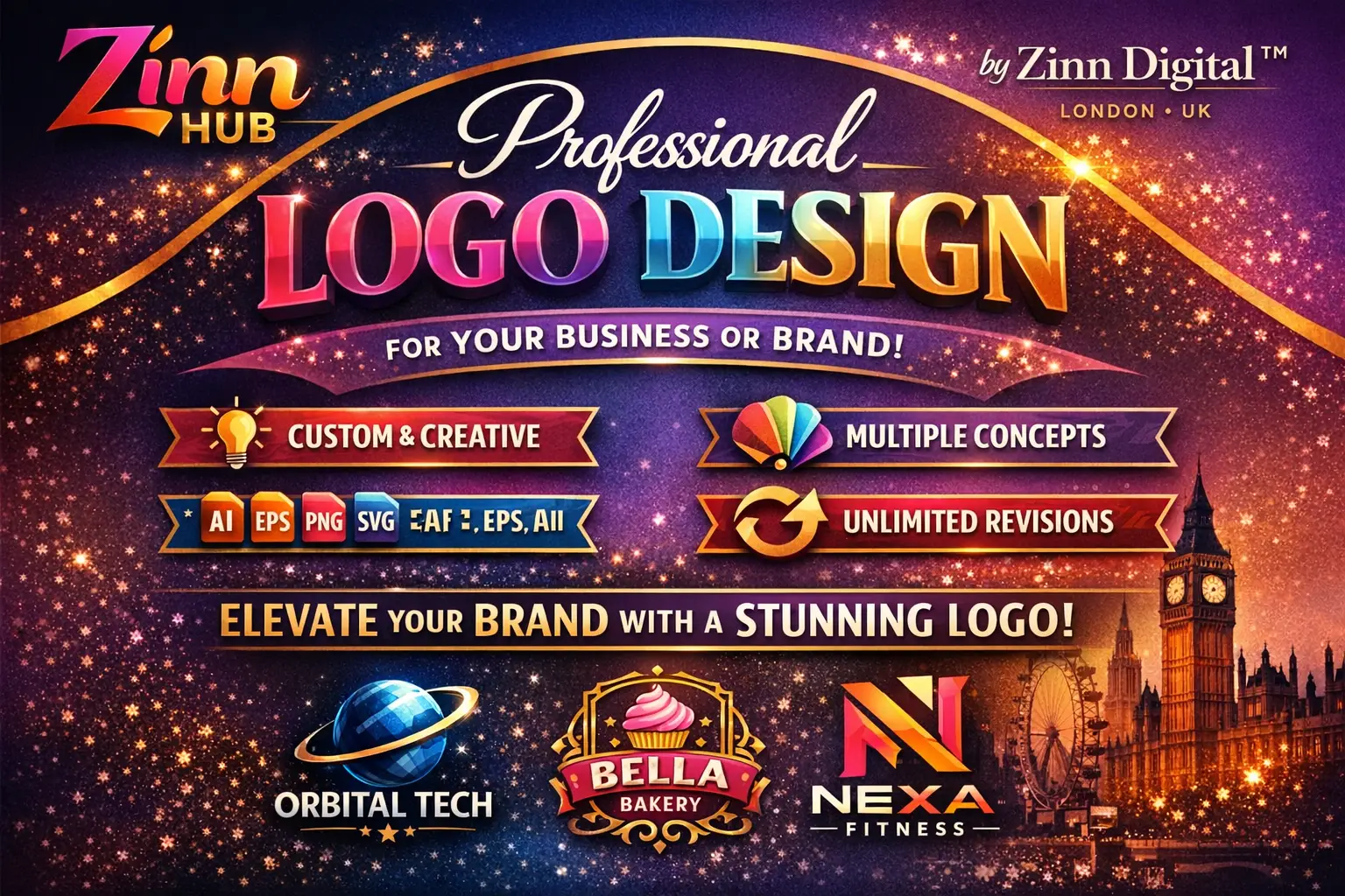 Professional Logo Design For Your Business Or Brand By Zinn Digital ™ 1 Professional Logo Design For Your Business Or Brand By Zinn Digital ™