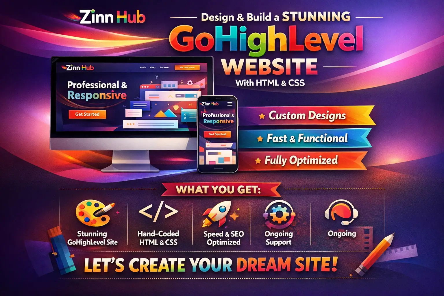 Design And Build A Stunning Gohighlevel Website With Html, Css 1 Design And Build A Stunning Gohighlevel Website With Html