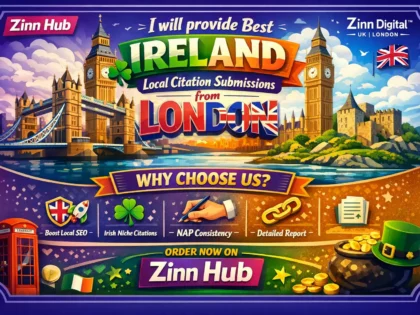 I will provide best Ireland local citation submissions from London