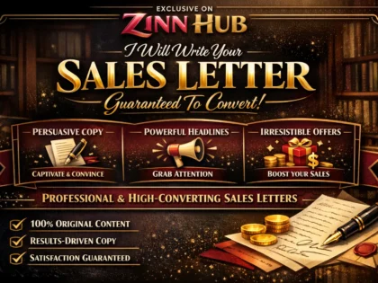 write your sales letter guaranteed to convert