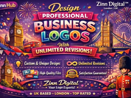 Design professional business logos with unlimited revisions - Zinn Digital ™