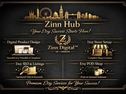 design etsy digital products etsy store setup etsy seo listing etsy pod shop