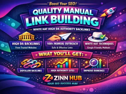 Do Quality Manual Link Building By White Hat High Da Authority Seo Backlinks