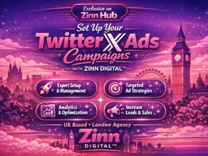 Set up your Twitter X ads campaigns with Zinn Digital ™