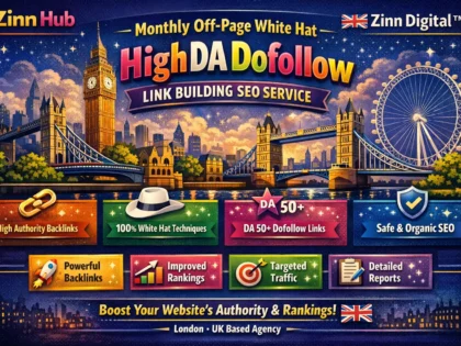 Monthly Off-Page White Hat High Da Dofollow Link Building Seo Service