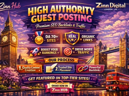 High authority guest posting for premium SEO backlinks and traffic