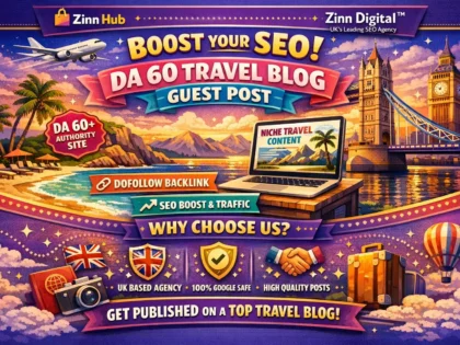 Create a guest post on DA 60 travel blog for enhanced SEO visibility