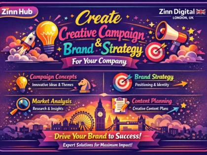 Create creative campaign and brand strategy for your company - Zinn Digital ™