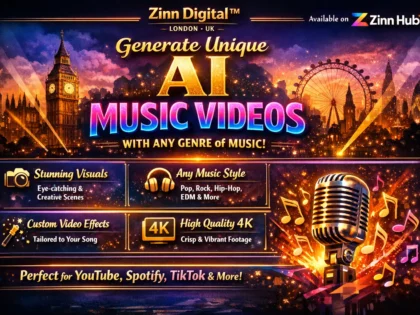 Generate Unique Ai Music Video With Music In Any Genres