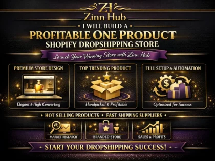 build a profitable one product shopify dropshipping store