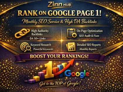 do monthly SEO service high da backlinks rank on google page 1