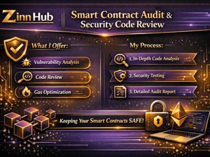 do smart contract audit and security code review