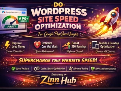 do wordpress site speed optimization for google pagespeed insights